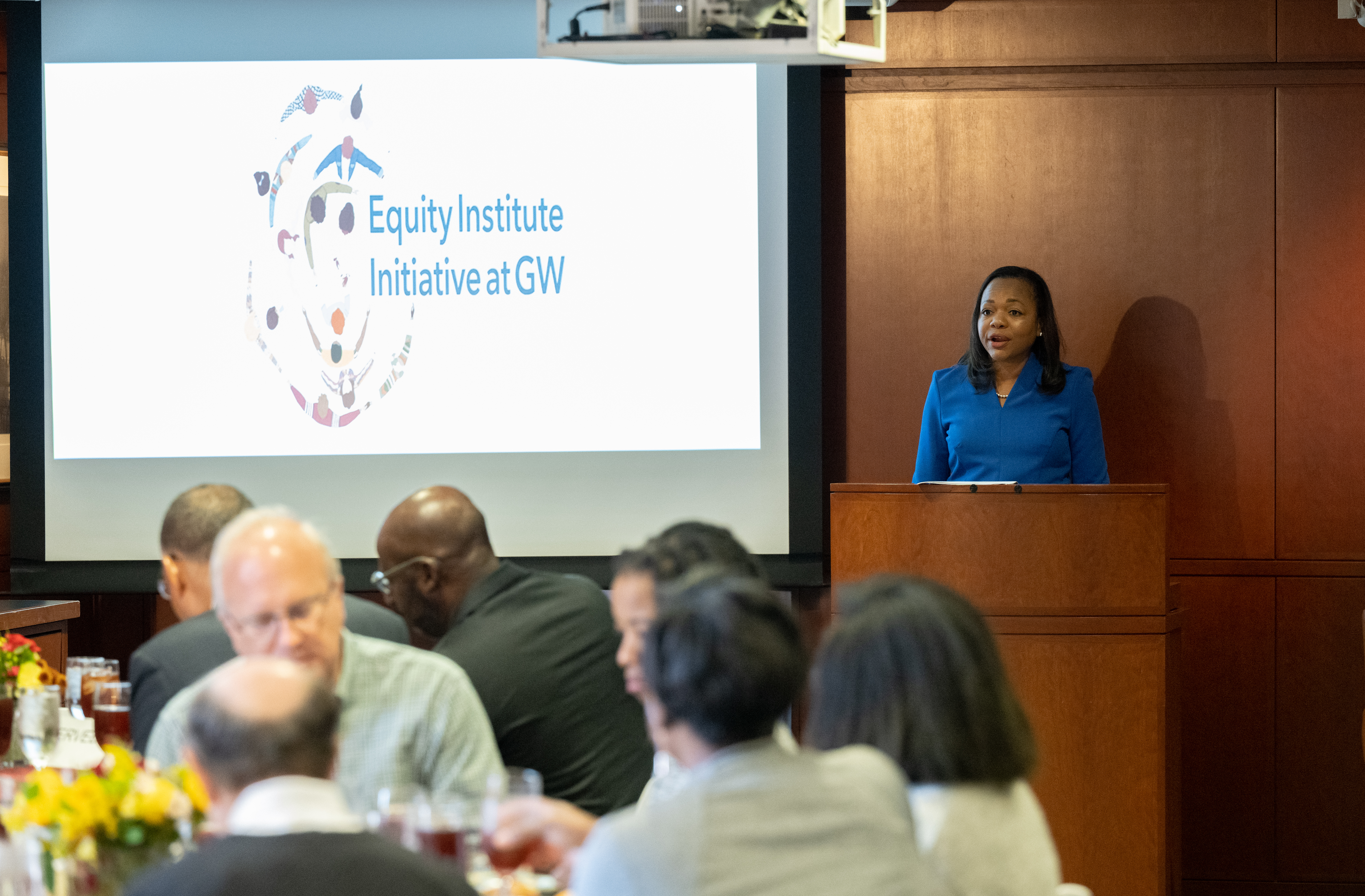 equityinstitute222309_dsc0586 Assistant Attorney General Kristen Clarke speaking at the Equity Institute Initiative showcase