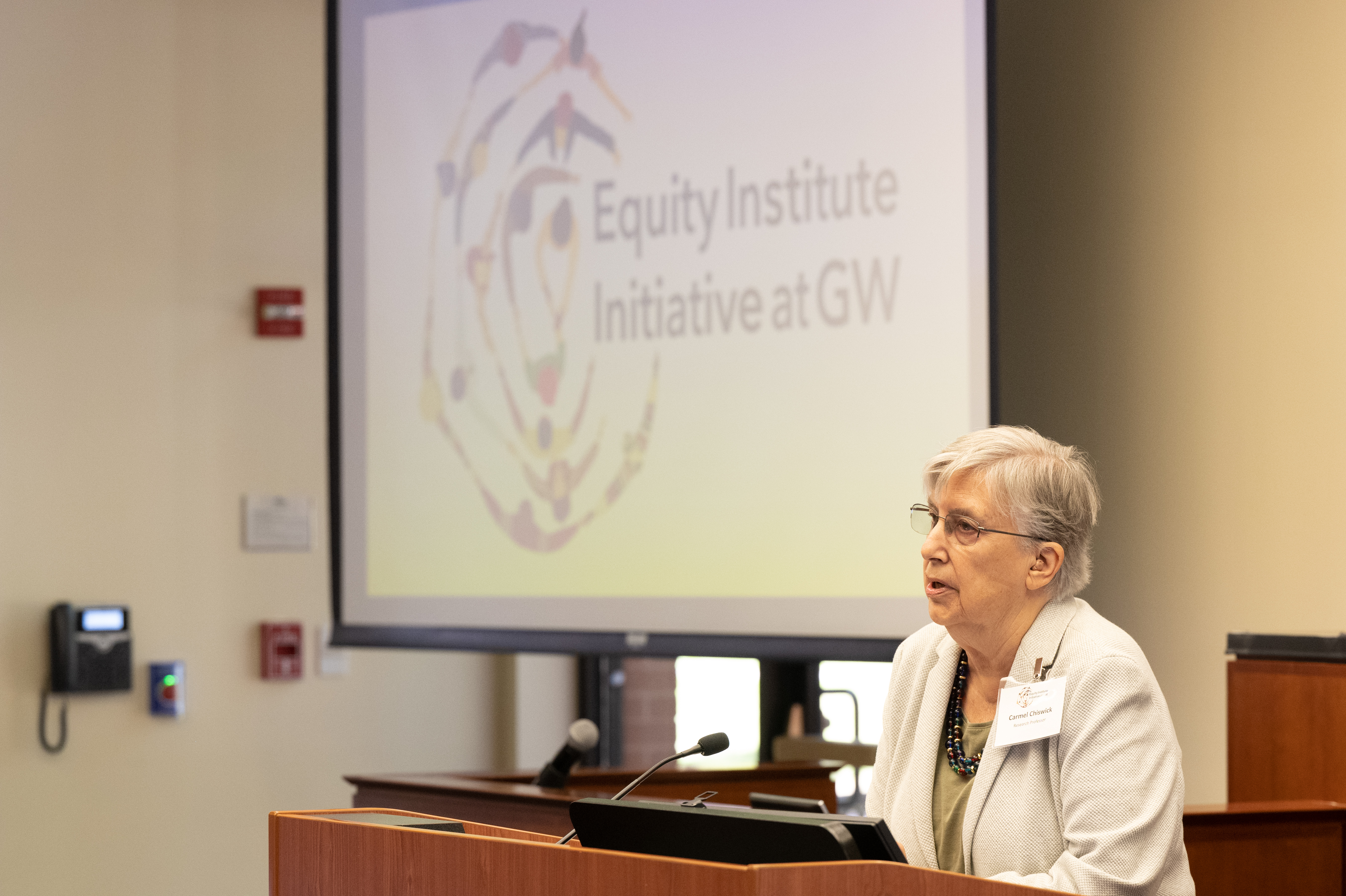 equityinstitute222309_dsc0854 Carmel Chiswick speaking at the Equity Institute Initiative showcase